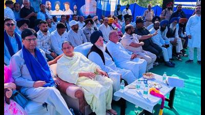 A rally of the Bahujan Samaj Party in Phillaur.