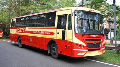 A superfast KSRTC bus in Kerala. (HT Photo) A superfast KSRTC bus in Kerala. (HT Photo)