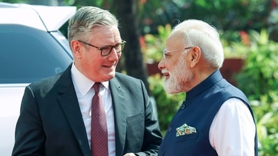 UK Prime Minister Keir Starmer hailed New Delhi and said that the country's "growth story is remarkable". (ANI) UK Prime Minister Keir Starmer hailed New Delhi and said that the country's "growth story is remarkable". (ANI)