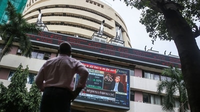 The Bombay Stock Exchange building on Dalal Street in Mumbai. (Bloomberg) The Bombay Stock Exchange building on Dalal Street in Mumbai. (Bloomberg)