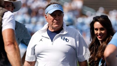 Is Bill Belichick’s time in North Carolina coming to an end? A look at the coach’s contract and buyout options. (Getty Images via AFP) Is Bill Belichick’s time in North Carolina coming to an end? A look at the coach’s contract and buyout options. (Getty Images via AFP)