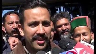 Himachal public works department minister Vikramaditya Singh (File)