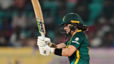 Laura Wolvaardt fought a lone battle for South Africa as wickets kept falling at the other end. (AP) Laura Wolvaardt fought a lone battle for South Africa as wickets kept falling at the other end. (AP)