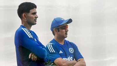 India captain Shubman Gill (L) and head coach Gautam Gambhir. (PTI) India captain Shubman Gill (L) and head coach Gautam Gambhir. (PTI)