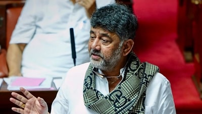 Karnataka deputy chief minister DK Shivakumar (PTI) Karnataka deputy chief minister DK Shivakumar (PTI)