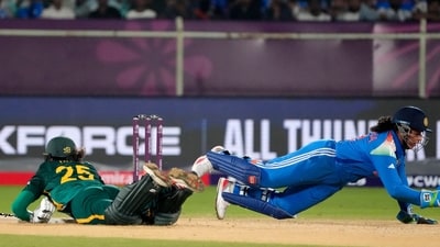 Chole Tryon kept the fight alive for South Africa in what seemed like a lost cause despite cramps. (PTI) Chole Tryon kept the fight alive for South Africa in what seemed like a lost cause despite cramps. (PTI)
