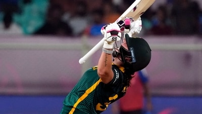 Nadine de Klerk played a memorable knock of 84 runs from 54 balls to win the match for South Africa. (PTI) Nadine de Klerk played a memorable knock of 84 runs from 54 balls to win the match for South Africa. (PTI)