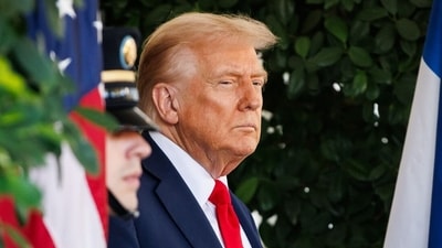 Donald Trump at the White House on October 9, Thursday. (Bloomberg) Donald Trump at the White House on October 9, Thursday. (Bloomberg)