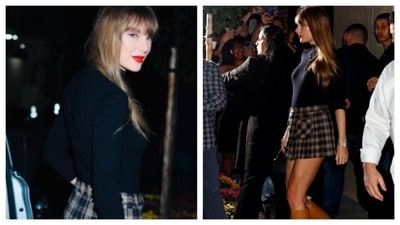 Plaid is the hottest pattern of the season as the popstar is frequently seen in it, from award shows to casual pap sightings! (Picture credits: Instagram/@tatianaphotonyc) Plaid is the hottest pattern of the season as the popstar is frequently seen in it, from award shows to casual pap sightings! (Picture credits: Instagram/@tatianaphotonyc)