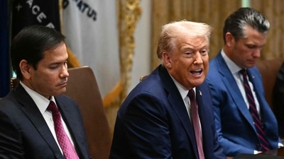 US President Donald Trump and Secretary of State Marco Rubio reviewed the case of a US diplomat who is involved with a Chinese woman. (AFP File) US President Donald Trump and Secretary of State Marco Rubio reviewed the case of a US diplomat who is involved with a Chinese woman. (AFP File)