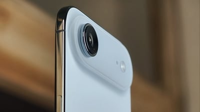 iPhone Air feels unlike any other iPhone, at just 5.6mm thin. (Shaurya Sharma - HT)