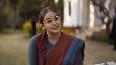 Huma Qureshi in a still from Maharani Season 4. Huma Qureshi in a still from Maharani Season 4.