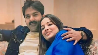 Pawan Singh with his second wife Jyoti Singh Pawan Singh with his second wife Jyoti Singh