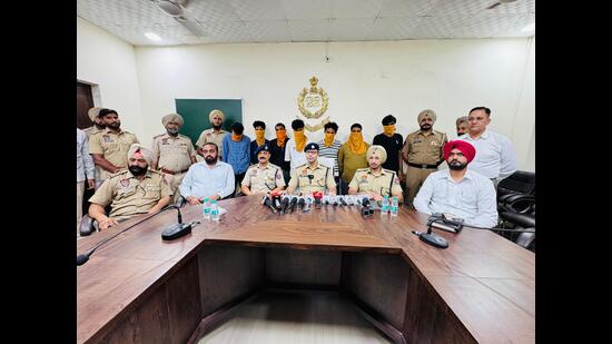 The accused under police custody. (HT)