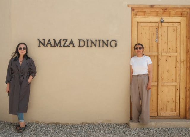 Padma Yangchan and Jigmet Disket set up Namza Dining in Leh in 2017. (NAMZA DINING) Padma Yangchan and Jigmet Disket set up Namza Dining in Leh in 2017. (NAMZA DINING)