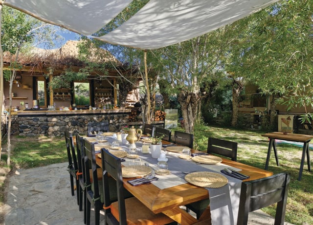 Tsamkhang offers al fresco farm-to-table dining in Horzey, a 15-minute drive from Leh. (TSAMKHANG) Tsamkhang offers al fresco farm-to-table dining in Horzey, a 15-minute drive from Leh. (TSAMKHANG)