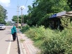 A bus stop near Suraj theatre in Panchkula (Sant Arora/HT) A bus stop near Suraj theatre in Panchkula (Sant Arora/HT)