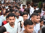 According to the 2024 calendar year Periodic Labour Force Survey data, the share of graduates in Bihar’s 18-35-year-old labour force — population working or looking for a job — was just 12.9%, almost half of what this number is in the rest of the country. (HT Photo)
