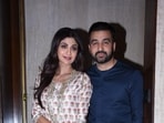 Bollywood actor Shilpa Shetty and her businessman husband Raj Kundra.
