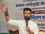 Patna: Union Minister of Food Processing Industries Chirag Paswan in Patna, Tuesday, Sept. 30,2025. (PTI Photo) Patna: Union Minister of Food Processing Industries Chirag Paswan in Patna, Tuesday, Sept. 30,2025. (PTI Photo)