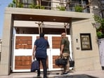 Lokayukta personnel during a raid on the residence of Madhya Pradesh Public Works Department engineer GP Mehra in Bhopal on Thursday. Lokayukta personnel during a raid on the residence of Madhya Pradesh Public Works Department engineer GP Mehra in Bhopal on Thursday.