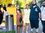 Snippets from a video by a content creator who met Anant Ambani and Radhika Merchant. Snippets from a video by a content creator who met Anant Ambani and Radhika Merchant.