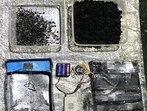 The Jalandhar counter-intelligence unit has busted a Babbar Khalsa International terror module and recovered 2.5kg of improvised explosive device/RDX and a remote control, police said on Thursday. (HT) The Jalandhar counter-intelligence unit has busted a Babbar Khalsa International terror module and recovered 2.5kg of improvised explosive device/RDX and a remote control, police said on Thursday. (HT)