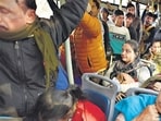 The cards will enable seamless travel across buses, the Metro, and other public transport systems for women. (HT Archive) The cards will enable seamless travel across buses, the Metro, and other public transport systems for women. (HT Archive)