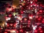 File photo of traffic jam in Gurugram File photo of traffic jam in Gurugram