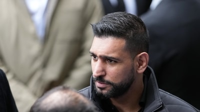 Former world champion boxer Amir Khan attended Ricky Hatton's funeral in Manchester. AP/PTI(AP10_10_2025_000227A) (AP) Former world champion boxer Amir Khan attended Ricky Hatton's funeral in Manchester. AP/PTI(AP10_10_2025_000227A) (AP)