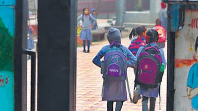 According to MCD’s data, the MCD runs 1,514 schools out of 1,186 buildings across Delhi, with around 700,000 students. (Raj K Raj/HT PHOTO) According to MCD’s data, the MCD runs 1,514 schools out of 1,186 buildings across Delhi, with around 700,000 students. (Raj K Raj/HT PHOTO)