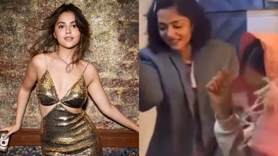 Aneet Padda's old, resurfaced video lands her in controversy (Photos: Instagram) Aneet Padda's old, resurfaced video lands her in controversy (Photos: Instagram)