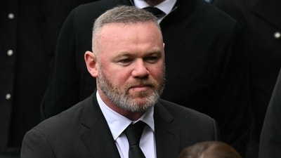 Former England and Manchester United footballer Wayne Rooney arrived at Manchester Cathedral to pay his respects at the funeral of Ricky Hatton.(Photo by Oli SCARFF / AFP) (AFP) Former England and Manchester United footballer Wayne Rooney arrived at Manchester Cathedral to pay his respects at the funeral of Ricky Hatton.(Photo by Oli SCARFF / AFP) (AFP)