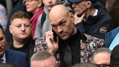 British heavyweight champion Tyson Fury arrived at Manchester Cathedral to attend the funeral of the late boxing great Ricky Hatton. (Photo by Oli SCARFF / AFP) (AFP) British heavyweight champion Tyson Fury arrived at Manchester Cathedral to attend the funeral of the late boxing great Ricky Hatton. (Photo by Oli SCARFF / AFP) (AFP)