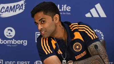 Surya Kumar Yadav speaks during a press conference to announce. (AFP) Surya Kumar Yadav speaks during a press conference to announce. (AFP)