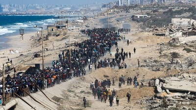Israeli Prime Minister Benjamin Netanyahu said on Friday that Israeli forces will remain in Gaza to exert pressure on Hamas until the group disarms. (REUTERS)