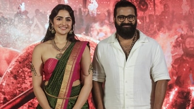 Kantara Chapter 1 box office collection day 9: Rukmini Vasanth and Rishab Shetty headline the film. (PTI) Kantara Chapter 1 box office collection day 9: Rukmini Vasanth and Rishab Shetty headline the film. (PTI)