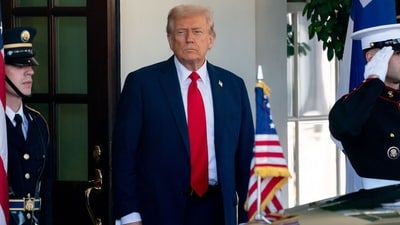 Trump's April physical found that he was “fully fit” to serve as commander in chief. (Bloomberg File) Trump's April physical found that he was “fully fit” to serve as commander in chief. (Bloomberg File)