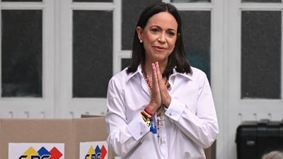 Venezuela opposition leader Maria Corina Machado won the 2025 Nobel Peace Prize. (AFP) Venezuela opposition leader Maria Corina Machado won the 2025 Nobel Peace Prize. (AFP)