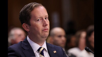 White House Presidential Personnel Office Director Sergio Gor, U.S. President Donald Trump's nominee to be ambassador to India, testifies before a Senate Foreign Relations Committee hearing on nominations on Capitol Hill in Washington, D.C., U.S., September 11, 2025. (REUTERS)