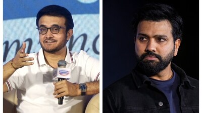 Sourav Ganguly and Rohit Sharma Sourav Ganguly and Rohit Sharma