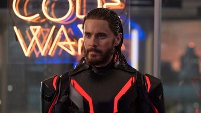 Jared Leto in a still from Tron: Ares