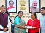 CM Gupta said the long-awaited ex-gratia assistance marks closure of administrative delays. (Vipin Kumar/HT photo)