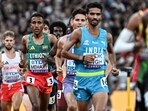 File photo of India’s Gulveer Singh during the men's 5000m heats at the World Athletics Championships in Tokyo on September 19. (AFP)