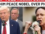 Trump told Maria Corina Machado to give him Nobel peace prize during phone call? Trump told Maria Corina Machado to give him Nobel peace prize during phone call?
