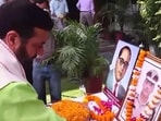 Haryana chief minister Nayab Singh Saini paid floral tributes to senior IPS officer Y Puran Kumar in Chandigarh on Thursday. Haryana chief minister Nayab Singh Saini paid floral tributes to senior IPS officer Y Puran Kumar in Chandigarh on Thursday.