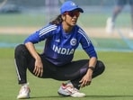 India's Jemimah Rodrigues during training in Visakhapatnam on Saturday. (PTI) India's Jemimah Rodrigues during training in Visakhapatnam on Saturday. (PTI)