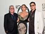 Bill Condon, Jennifer Lopez and Tonatiuh attend a special screening of "Kiss of the Spider Woman" in New York. Bill Condon, Jennifer Lopez and Tonatiuh attend a special screening of "Kiss of the Spider Woman" in New York.