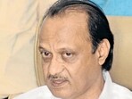 Pune, India - March 20, 2020: Ajit Pawar, Deputy Chief Minister during a press conference in Pune, India, on Friday, March 20, 2020. (Photo by Shankar Narayan/HT PHOTO) Pune, India - March 20, 2020: Ajit Pawar, Deputy Chief Minister during a press conference in Pune, India, on Friday, March 20, 2020. (Photo by Shankar Narayan/HT PHOTO)