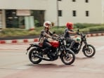 Royal Enfield Hunter 350 shares its underpinnings with other 350 cc models.